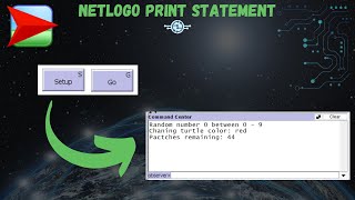 2. NetLogo: Print Statement