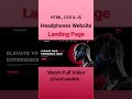 How to Create Headphones Website Using HTML & CSS | Fast Code
