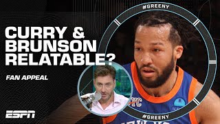 Are Jalen Brunson and Steph Curry more RELATABLE than other players in the NBA?