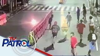 SAPUL SA CCTV: Molotov bomb hinagis sa riot ng mga kabataan sa Caloocan | TV Patrol