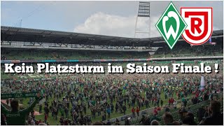 SV Werder Bremen - Keinen Platzsturm im Saisonfinale gegen Regensburg! 😱