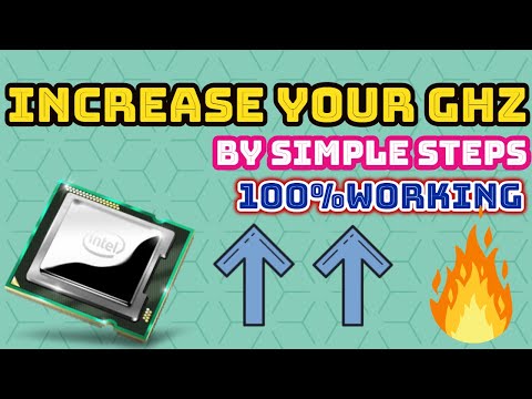 How To Increase Your GHz by Simple Steps 100%working How To Increase Your GHz by Simple Steps 100%working