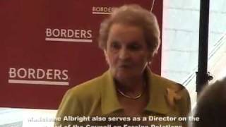 Madeleine Albright confronted on Bilderberg \u0026 Crimes