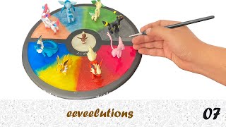 Eevee Evolutions Squad Pokemon Figures Scale 1:14 / Polymer Clay / 07
