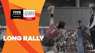 Amazing long rally on both sides - Women's OQT Japan 2016