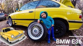 Урок от малки за големи: Как се сменят гуми? bmw e36