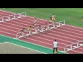 h28　千葉県中学通信陸上　女子100mh　b決勝