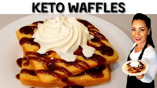 Keto Cream Cheese Waffles | Low Carb  #Shorts