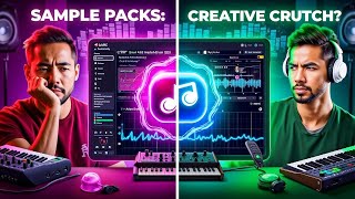 How do professional producers use sample packs to enhance their music production?