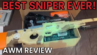 BEST SNIPER EVER! AGM Mastech AWM 2023 Blaster | FULL REVIEW + Unboxing