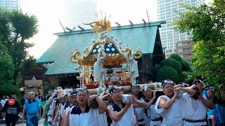 宮神輿、宮出し（年番長町壱部）令和五年 佃住吉神社例大祭