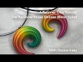 A Polymer Clay Tutorial: The Simple Rainbow Stripe Pendant