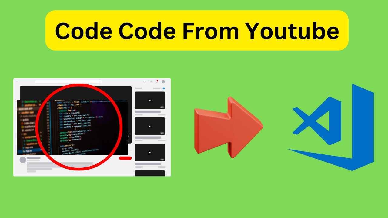 How To Copy Code From Videos Video To Code Youtube