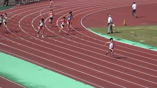 2019北九州市民選手権陸上競技大会4×100mリレー予選第1組