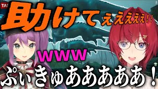 【２視点】にじARK入りするがスラム街に居を構えてしまい、桜凛月に助けて貰うも沼りに沼って地獄慣れしてしまうアンジュカトリーナ【にじさんじ切り抜き、にじARK】【アンジュカトリーナ、桜凛月、ハユン】