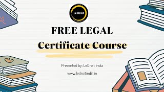 FREE Legal Certificate Course on the Sale of Goods Act, 1930 | Get Certified! |Class 1