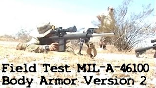 FIELD TEST BODY ARMOR HIGH-IMPACT MIL-A-46100 LEVEL 4