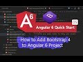 05 - How to Add Bootstrap 4 to Angular 6 Project.