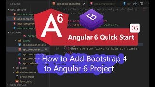 05 - How to Add Bootstrap 4 to Angular 6 Project.