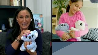 My Fuzzy Friend Interactive Lighted Cuddling Pet on QVC