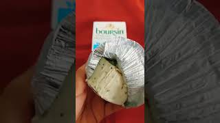 Super Good Boursin Cheese #garlic \u0026 Fine #herbs  #unboxing #satisfying #unwrapping #viral #shorts