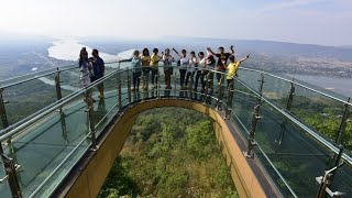 สกายวอล์ค วัดผาตากเสื้อ อำเภอสังคม จังหวัดหนองคาย sky walk @ wat Phataksue , Nongkhai