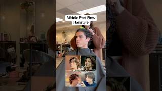 How to get the middle part flow hairstyle 💇🏻