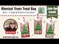 How to make a  Merriest Trees Treat Bag with Kitchen Table Stamper