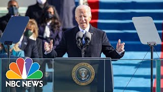 Watch Full Speech: President Biden Delivers Inaugural Address | NBC News