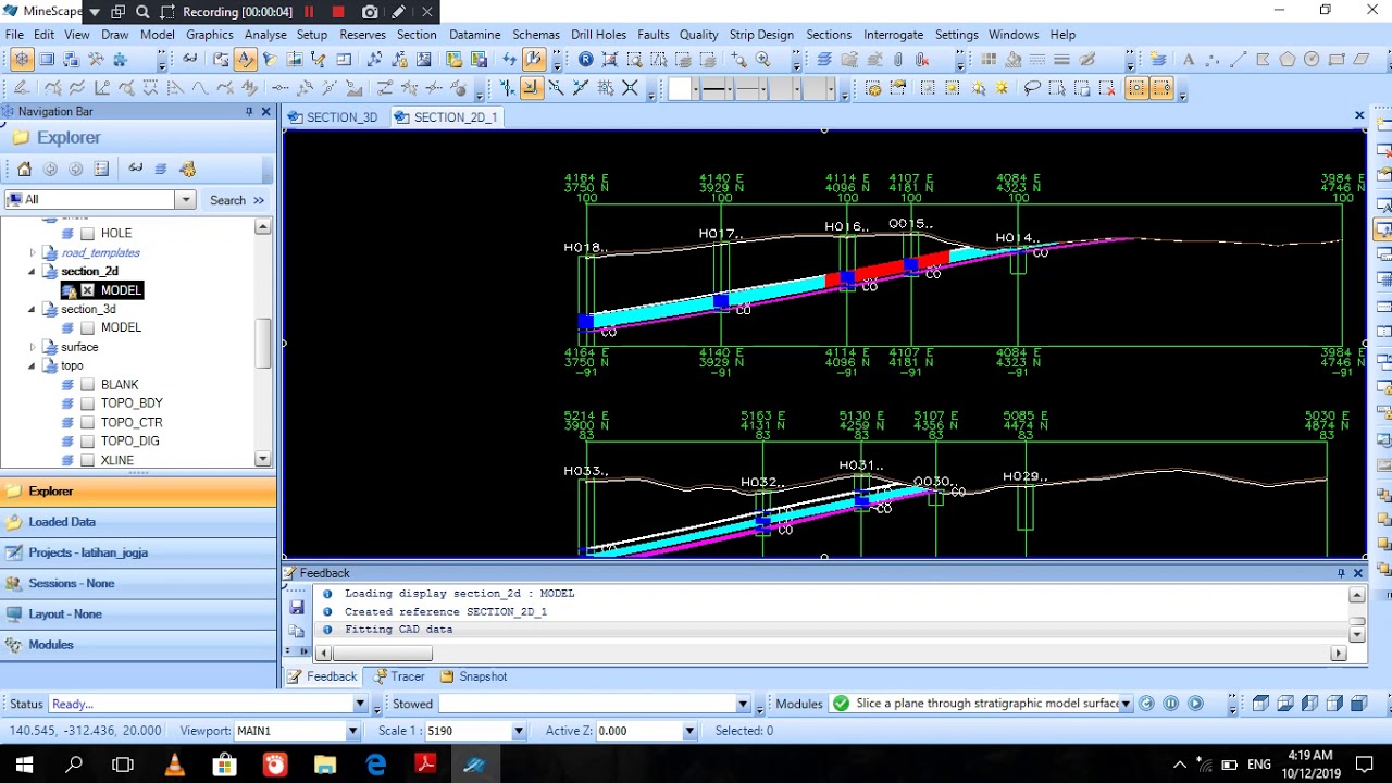 BTS - TUTORIAL MINESCAPE 5.7 CARA MEMBUAT 2D DAN 3D STRATMODEL - YouTube