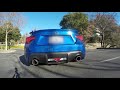 subaru brz revving and drive by borla uel header u0026 full invidia exhaust