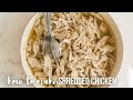 Easy and JUICY Shredded Chicken (stovetop) | The Recipe Rebel