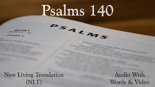 Psalms 140 - New Living Translation (NLT) Audio Bible.