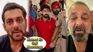 Salman Khan Last Warning to Lawrence Bishnoi Gangster after he Threatened Sanjay Dutt