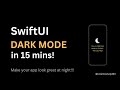 How to Add Dark Mode in SwiftUI – The Easy Way! | #ios  | #swiftui  | 2025