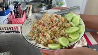 ข้าวผัดปลาทูเค็ม|ชีวิตเด็กหอ