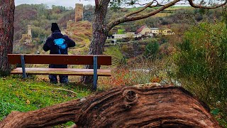 Monreal Eifel Panorama und Krippenweg mit Ruinen der Löwen und Philippsburg