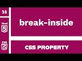 CSS Property : break-inside explained !