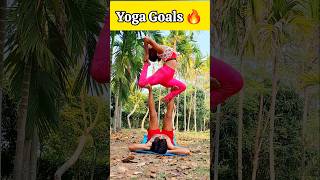 OUTSTANDING ACROBATIC YOGA BY INDIAN COUPLE🔥||#yoga #shorts #sanak #trending