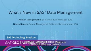 What’s New in SAS Data Management