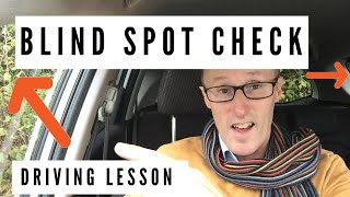 Driving Lesson. Blindspot checks