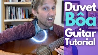 Duvet (SOLO and chords) - Bôa Guitar Tutorial