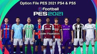 Option File PES 2021 Update 2025 V9 PS4 \u0026 PS5