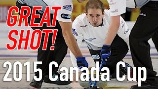 Reid Carruthers - Runback Double - 2015 Home Hardware Canada Cup of Curling