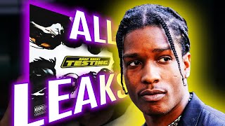 Every LEAKED Song A$AP Rocky CUT From 'TESTING'