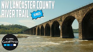 Biking the NW Lancaster County River Trail - Columbia, Pennsylvania (GoPro HERO9)