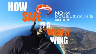 HOW SAFE IS YOUR HIKE&FLY WING? - NOVA DOUBLESKIN2 16 - 92 TOW