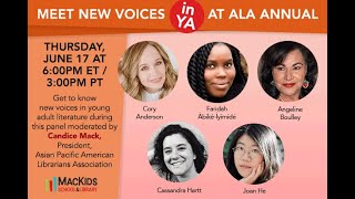 ALA New Voices in YA Panel