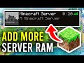 How To Add RAM To Minecraft Server - Full Guide