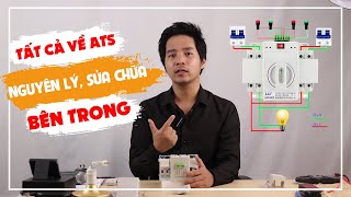 Nguyên lý bộ chuyển nguồn ATS và cách sửa chữa đơn giản ATS 63A 2P 3P